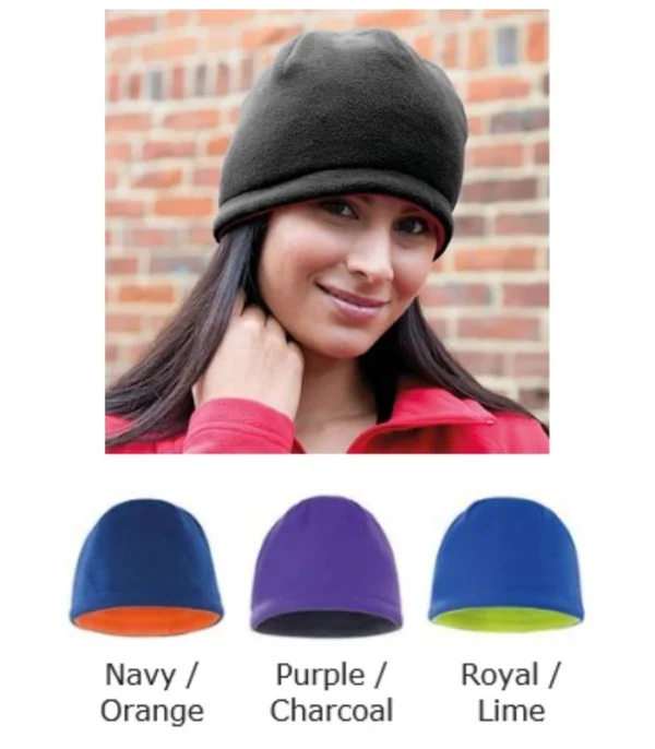 Result R374 Reversible Fleece Skull Hat